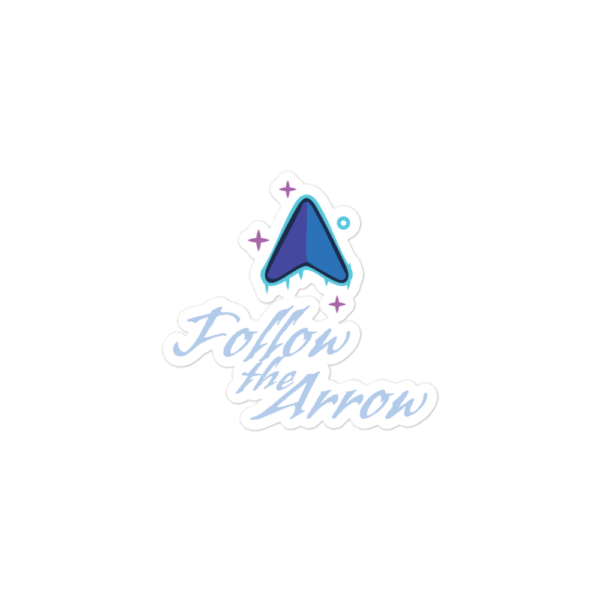 Follow the Arrow Bubble-free stickers