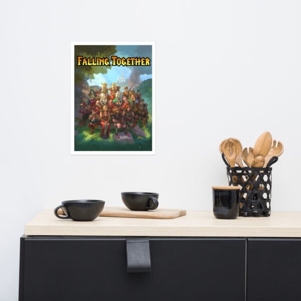 Ozyfallz Falling Poster 12″×16″ - Image 2