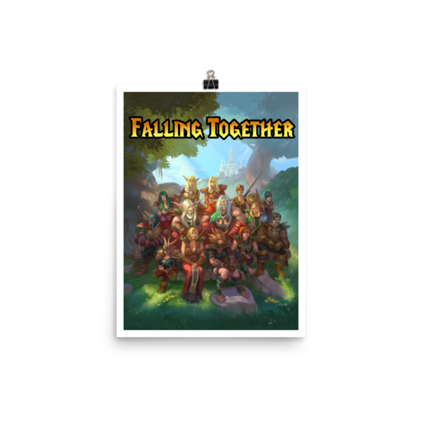 Ozyfallz Falling Poster 12″×16″